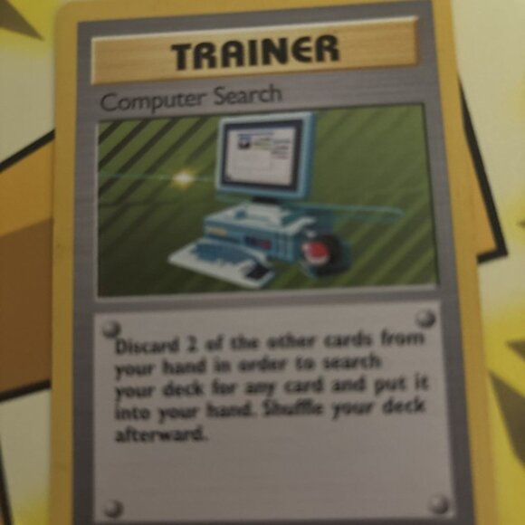 2/$15 Computer Search Pokemon TCG Trainer Card - Picture 1 of 2